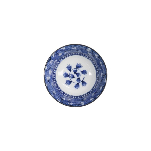 Reisschale Hana Blue Mixed Bowls Tsuta Karakusa, Porzellan, 550 ml, Art.-Nr. 22269
