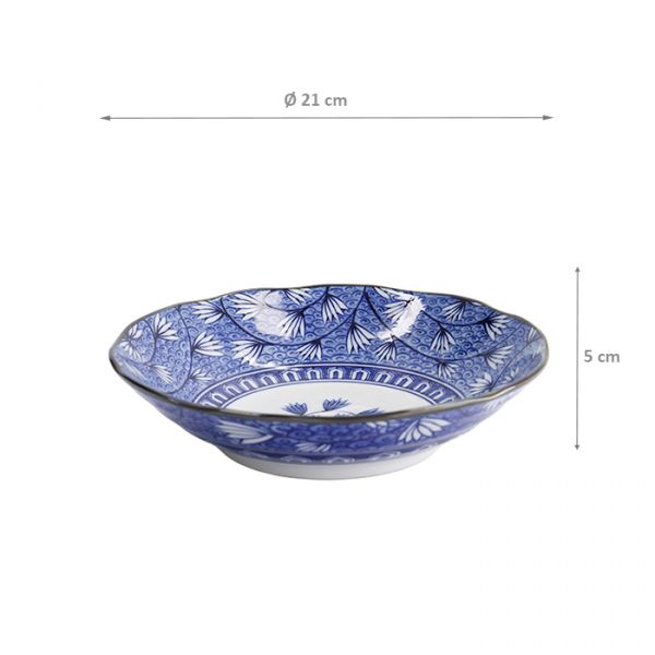 Hana Blue Pasta Teller bei Tokyo Design Studio (Bild 6 von 6)