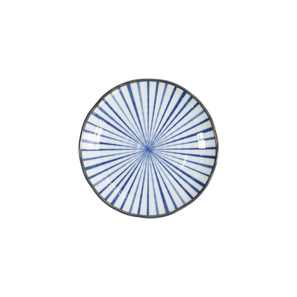 Teller Natsu Tokusa Blau/Weiß, Porzellan, Ø 16,5 cm, Art.-Nr. 22331