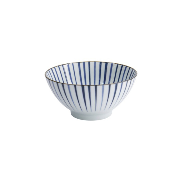 Reisschale Natsu Tokusa Mixed Bowl Blau/Weiß, Porzellan, 1 L, Art.-Nr. 22334