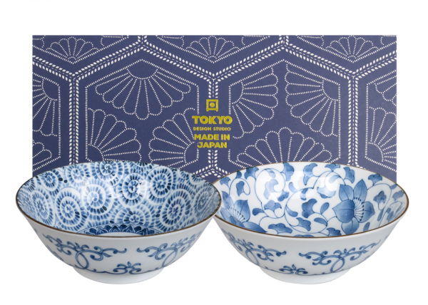 Mixed Bowls Bellflower 2 Schalen Set bei Tokyo Design Studio (Bild 1 von 3)