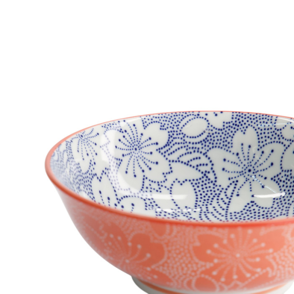 TDS, Ramen Bowl in Gift Box, Mixed Bowls Sakura, 3pcs, Ø19.7 x 7 cm (1000 ml), Item No. 22540