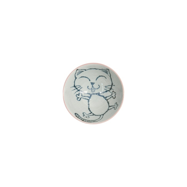 Rice Bowl Kawaii Neko Cat Pink, Porcelain, 300 ml, Item No. 2343