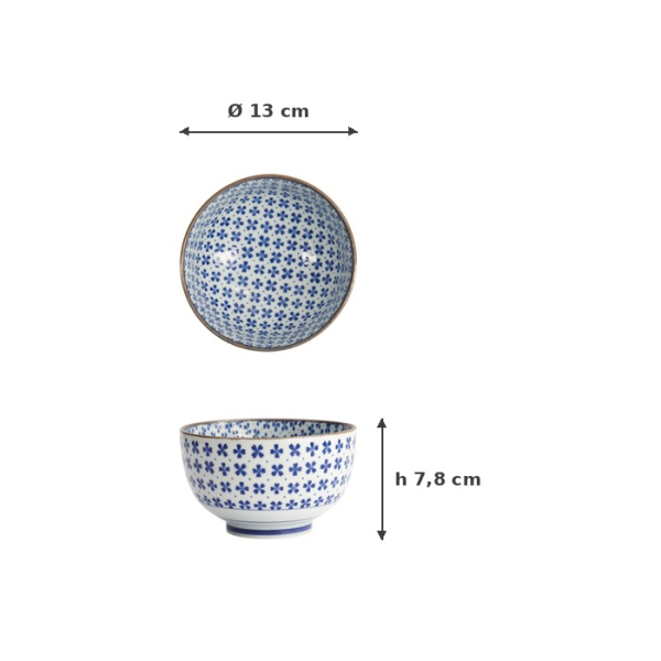 Bowl Japan Flower Sakura, Porcelain, 500 ml, Item No. 2721