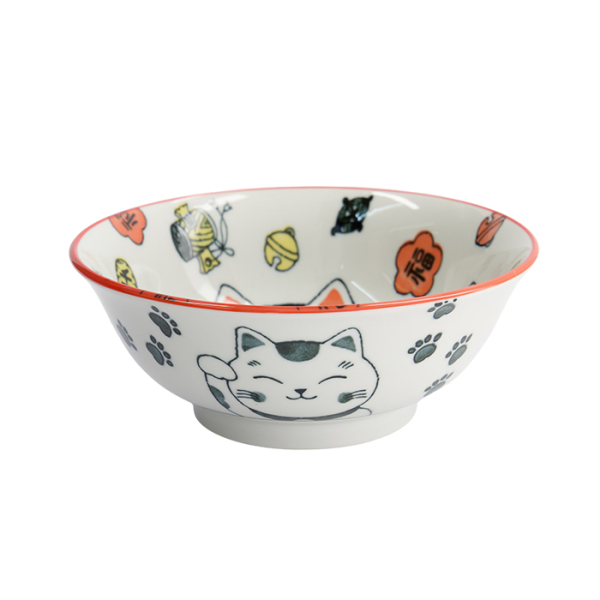 Kawaii Lucky Cat Neko Ramen Schale bei Tokyo Design Studio (Bild 2 von 6)