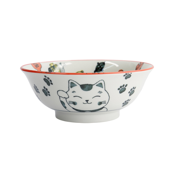 Kawaii Lucky Cat Neko Ramen Schale bei Tokyo Design Studio (Bild 4 von 6)