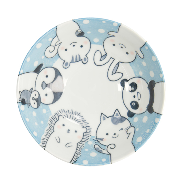 TDS, Ramen-Schale, Kawaii Animal, Blau, Ø 21x7,8cm 1000ml, Art.-Nr. 33023