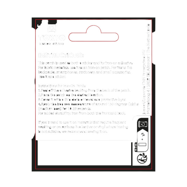 TDS, 2-Wege-Aufnäher, Japan Flag, Art Nr. 33105
