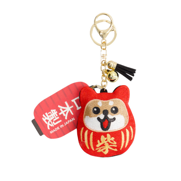 Daruma Shiba-Dog  Aufnäher Schlüsselanhänger bei Tokyo Design Studio (Bild 1 von 3)