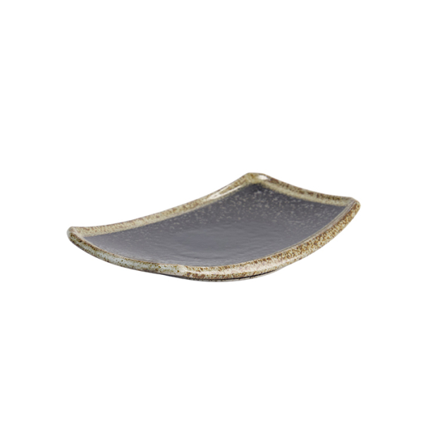 TDS, Oblong Plate, Yuteki Koshui, 19x13x3cm, Item No. 33186