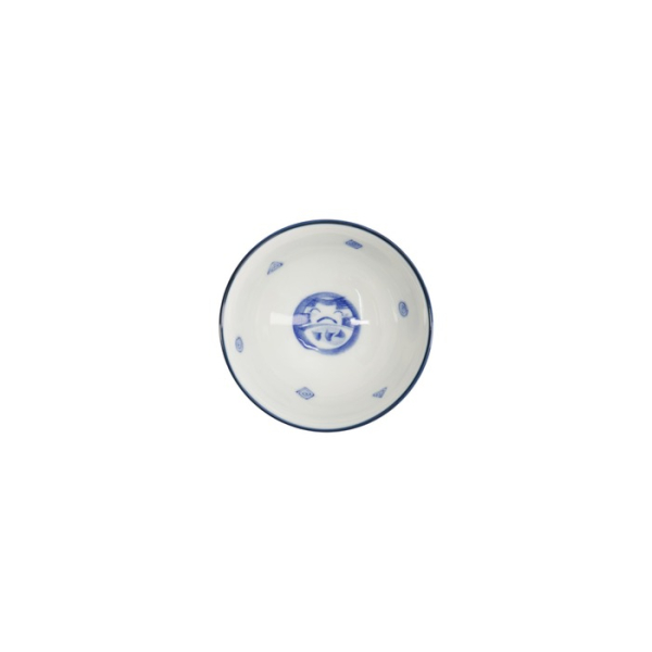 Schale Kawaii Daruma Blau/Weiß, Porzellan, 300 ml, Art.-Nr. 33209