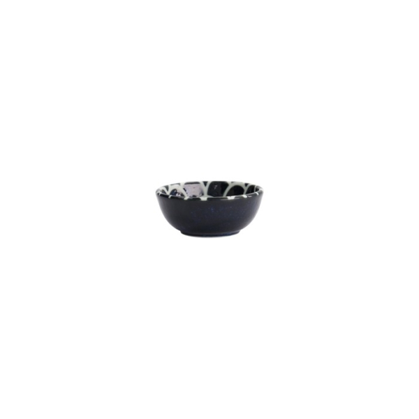 Sauce Bowl Cobalt Blue Mermaid Design, Porcelain, 100 ml, Item No. 33220