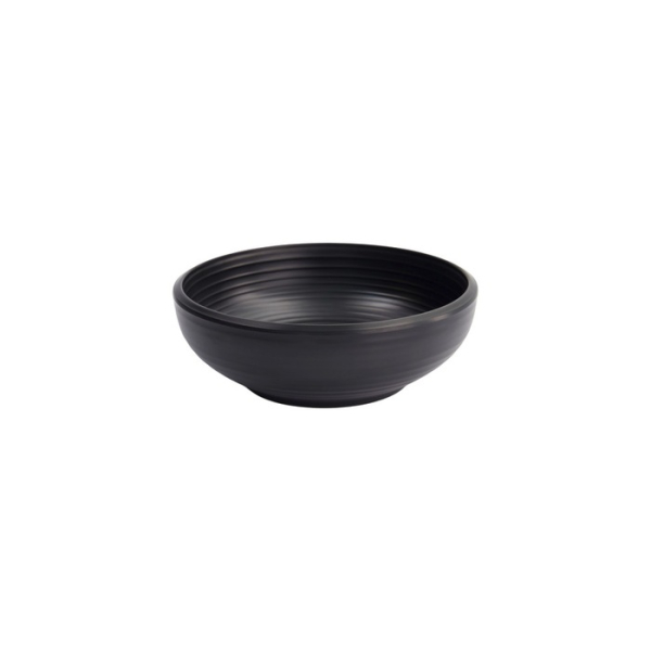 Rice Bowl Salat- Iwate Black, Melamine, 700 ml, Item No. 33281