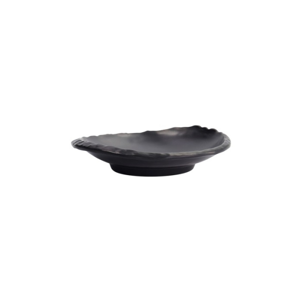 Teller Iwate Black, Melamin, Ø 18,5 cm, Höhe 4,5 cm, Art.-Nr. 33282