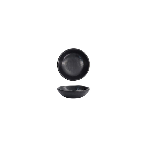 Sauce Bowl Iwate Black, Melamine, &Oslash; 8.2 cm