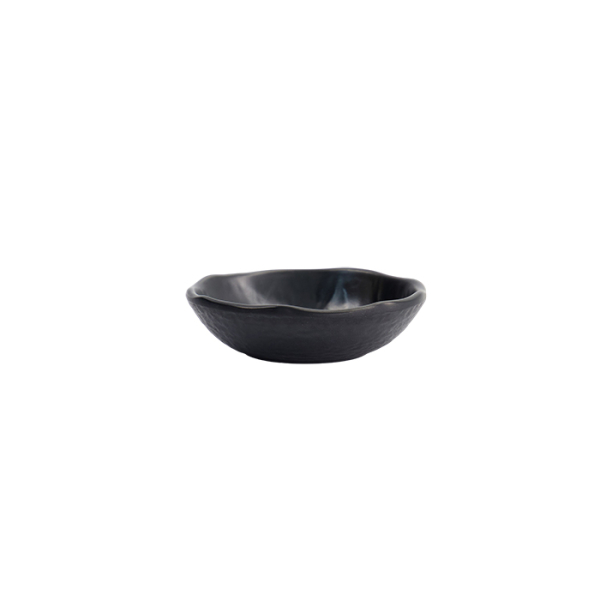 TDS, Sauce Bowl, Melamine Iwate Black, Ø 8.2x8.2x2.3cm 50ml, Item No. 33283