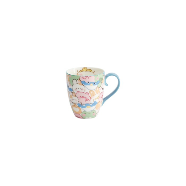 Mug Kawaii Animals Multicolour in a gift box, Porcelain, 380 ml, Item No. 33356