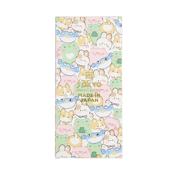 TDS, Schale-Geschenkset, Kawaii, Lucky Cat, Blau/Rosa, 4Stk, Ø 11,3 x 5,8 cm 300 ml, Art.-Nr. 33360