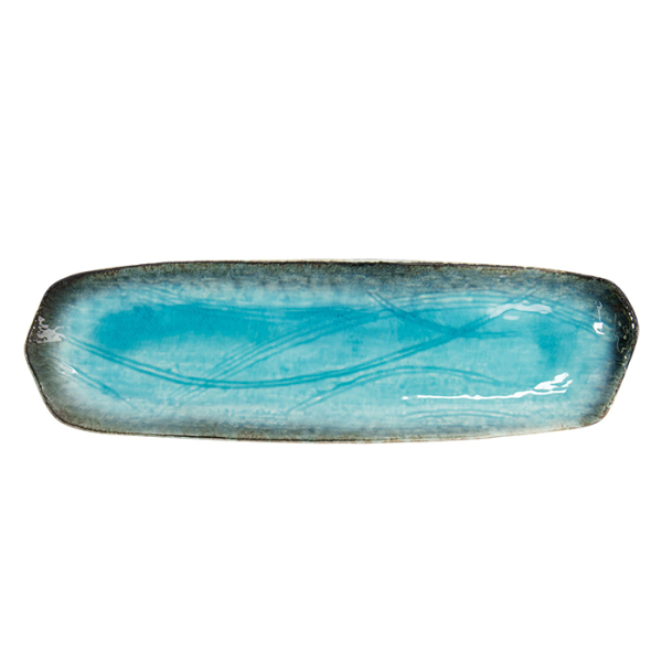 TDS, Rectangular Plate, Yamasaku, 34x10x2cm, Item No. 33383