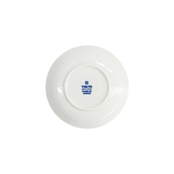 Plate Kawaii Cat Neko Blue, White, Porcelain, Ø 16.7 cm, Item No. 33497