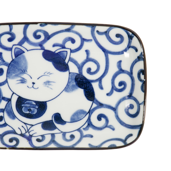 Blue Sakura Rechteckiger Teller bei Tokyo Design Studio (Bild 5 von 6)