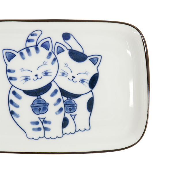 Blue Sakura Rechteckiger Teller bei Tokyo Design Studio (Bild 5 von 6)