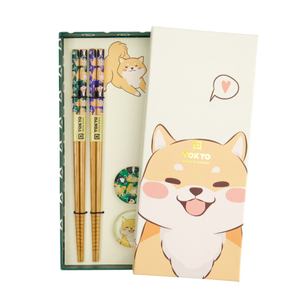 Blue Chopstick Set 5 pair at Tokyo Design Studio (picture 1 of 5)