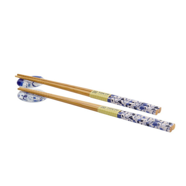 Blue Chopstick Set 5 pair at Tokyo Design Studio (picture 4 of 5)