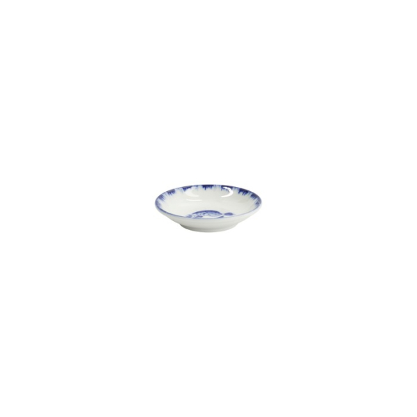 Sauce Bowl Flounder Blue, White, Porcelain, Ø 9 cm, Item No. 33561