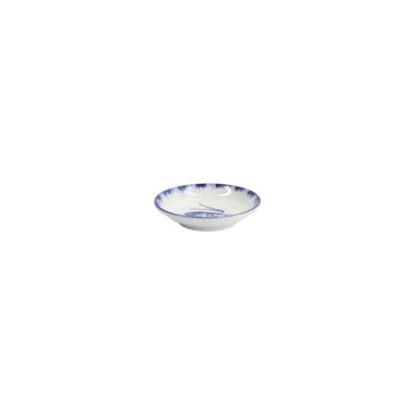 Sauce Bowl Shrimp Blue, White, Porcelain, Ø 9 cm, Item No. 33562