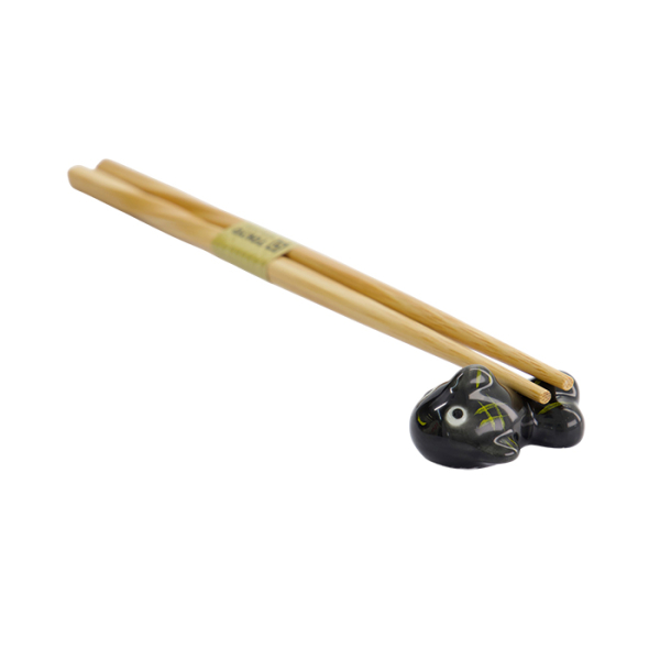 TDS, Chopsticks Rest, Goldfish Black, Item No. 33569