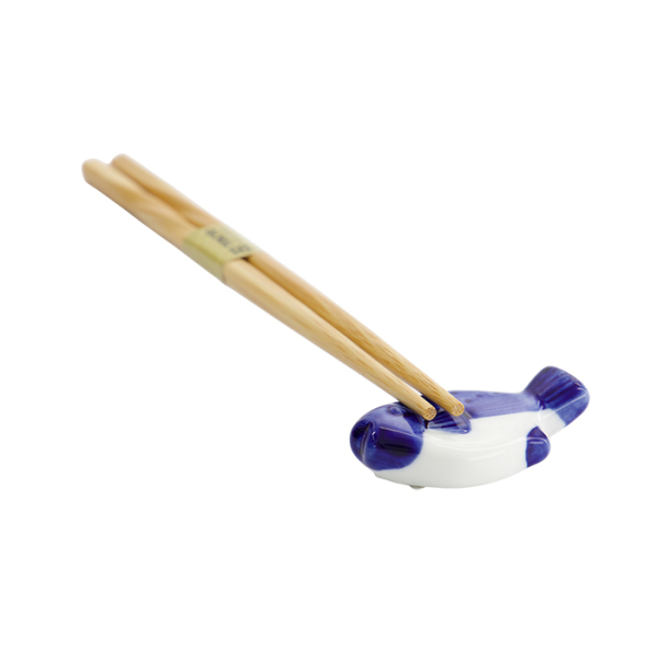 TDS, Chopsticks Rest, Fish Blue, Item No. 33573
