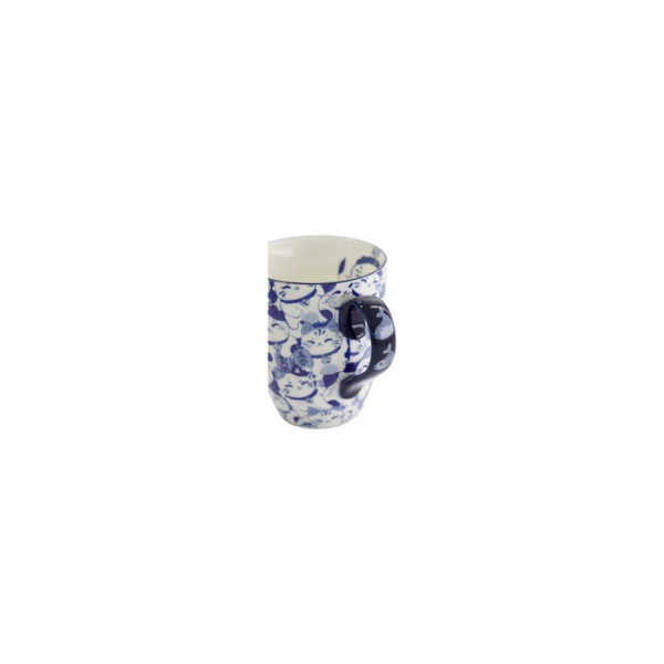 Tasse Kawaii Blue Maneko Blau in Geschenkbox, Porzellan, 380 ml, Art.-Nr. 33612