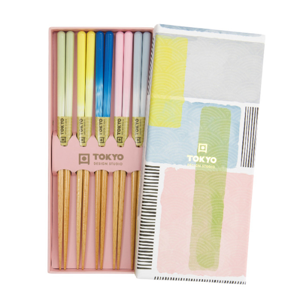 Glückliche Katze FZ Essstäbchen 5 Paar bei Tokyo Design Studio