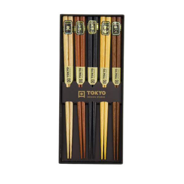 TDS, Chopstick Giftset of 5, Gold/Silver Dragon, Art.-Nr. 33632