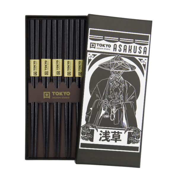 Glückliche Katze FZ Essstäbchen 5 Paar bei Tokyo Design Studio