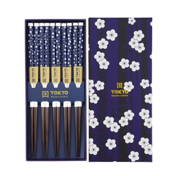 TDS, Essstäbchen Geschenkset 5 Paar, Blue Plum , Art.-Nr. 33639