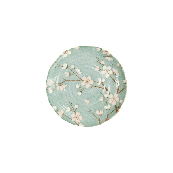 Teller Fujisakura Grün, Porzellan, Ø 16,5 cm, Art.-Nr. 33707