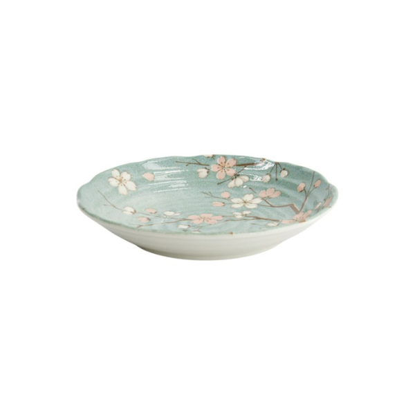 Teller Fujisakura Grün, Porzellan, Ø 22 cm, Art.-Nr. 33709