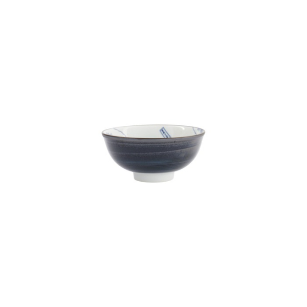 Reisschale Hokusai Weiß/Blau, Porzellan, 300 ml, Art.-Nr. 33730