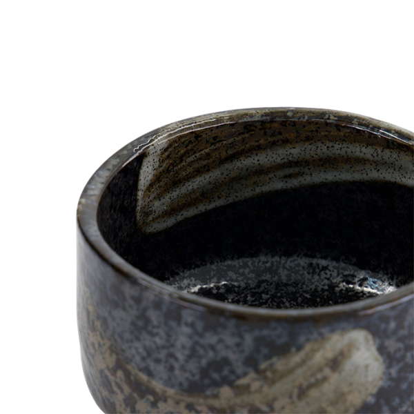 TDS, Matcha Bowl, Black Brush, Ø 12x7.5cm, 500ml, Item No. 33904