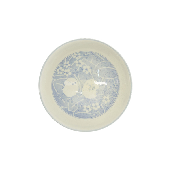 TDS, Rice Bowl, Kawaii, Bird Grey, Ø 11.5x6.2cm, 300ml - Item No. 34034