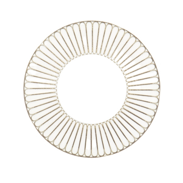 TDS, Plate, Kosai White, Ø 16.5 x 2.2 cm, Item No. 34229