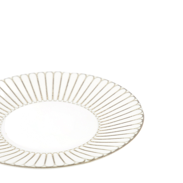 TDS, Plate, Kosai White, Ø 16.5 x 2.2 cm, Item No. 34229
