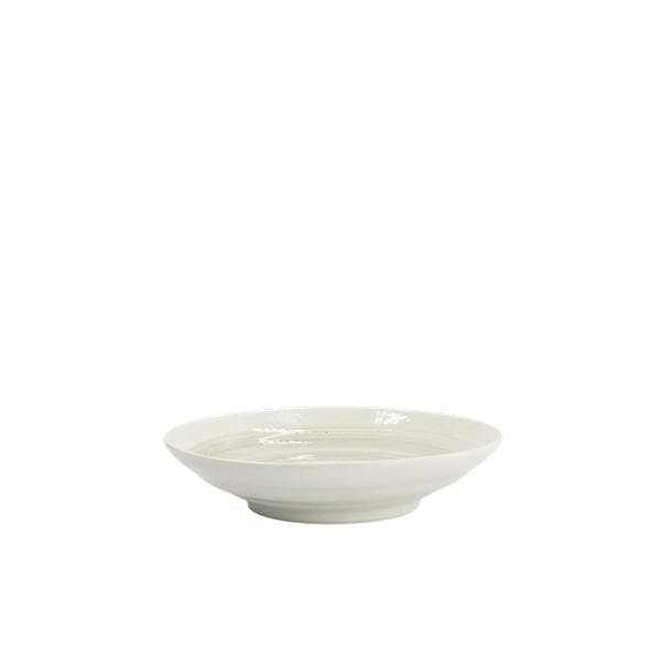 TDS, Deep Plate, Yuki Kobiki, White, Ø 23 x 5 cm, Item No. 34244