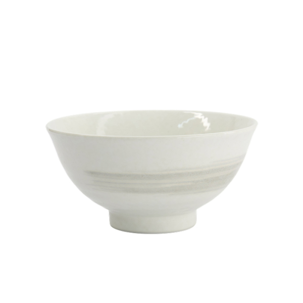 TDS, Bowl-Rim, Yuki Kobiki, White, Ø 16x8cm, 600ml, Item No. 34246