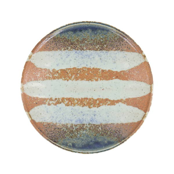 TDS, Suisho Plate, Aka-cha, Ø 19.5x3cm, Brown, Item No. 34249