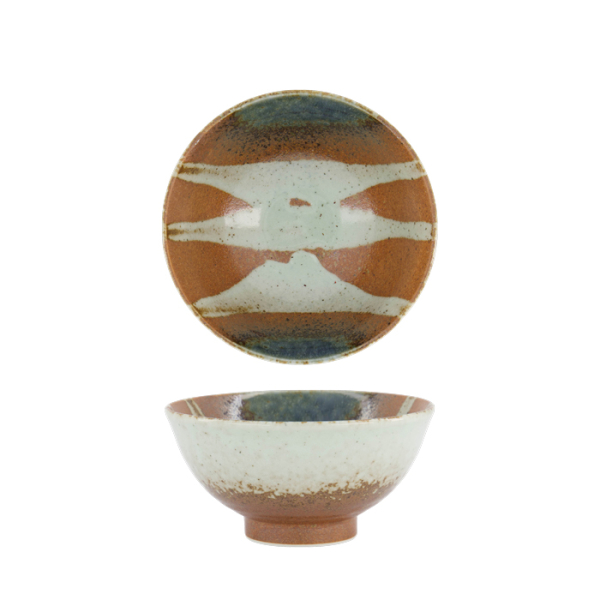 TDS, Suisho Schale mit Rand, Aka-cha, Ø 16 x 8 cm 600ml, Braun, Art.-Nr. 34253