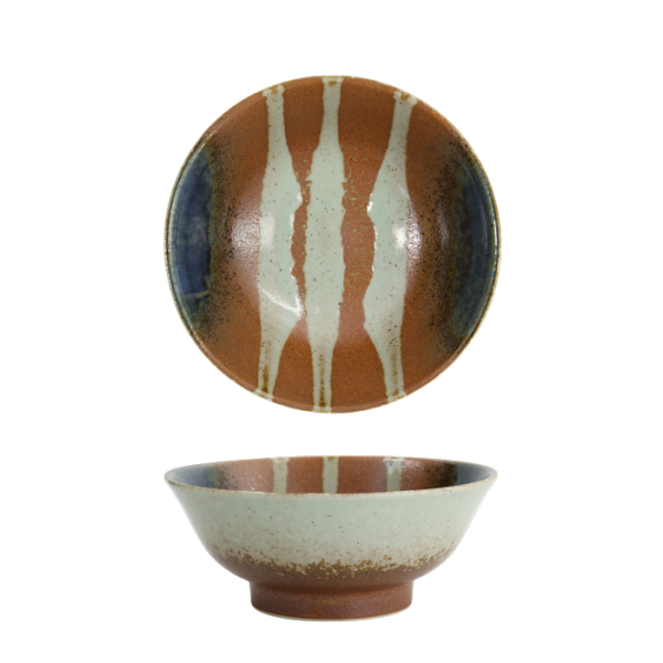 TDS, Suisho Ramen-Schüssel, Aka-cha, Ø 21,5 x 9 cm 1250 ml, Braun, Art.-Nr. 34255