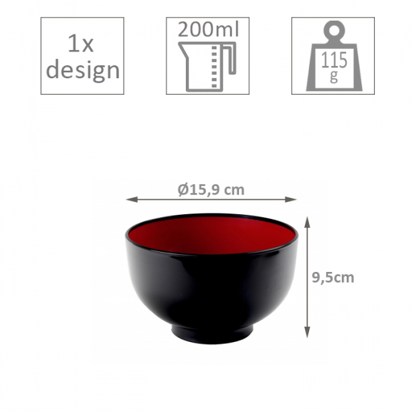 ABS Lacquerware Schale bei Tokyo Design Studio (Bild 2 von 2)